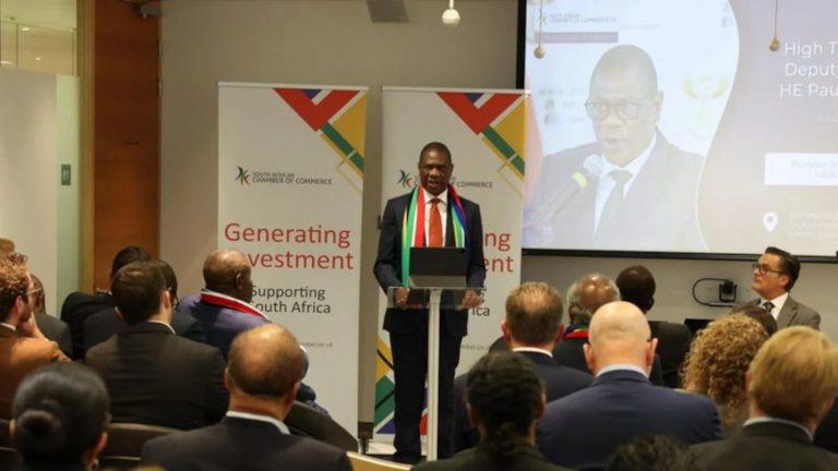Deputy President, HE Mr Paul Mashatile addresses the Chamber