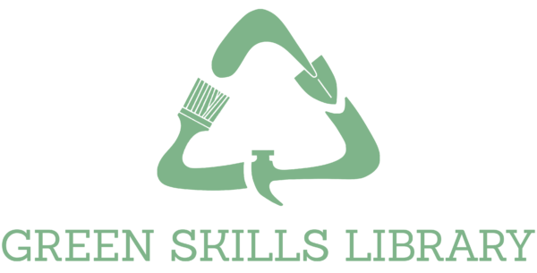 Green Skills Library Main Logo Words Peace Green PNG